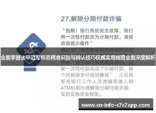 全面掌握法甲冠军标志精准识别与辨认技巧权威实用指南全面深度解析